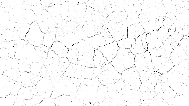 una pared blanca con una pintura agrietada y agrietada