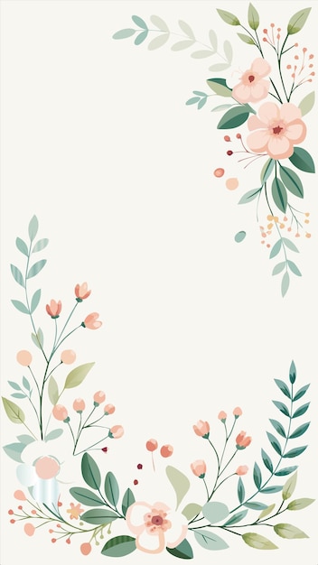 una pared con flores y las palabras " primavera " en ella