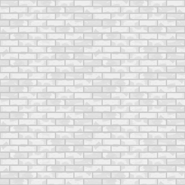 Pared de ladrillo blanco transparente,