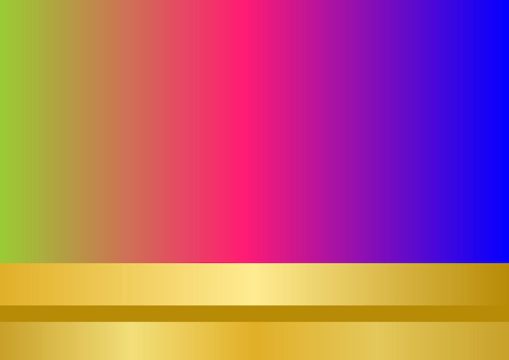 Vector pared de oro para ser más fuerte en el fondo vialge