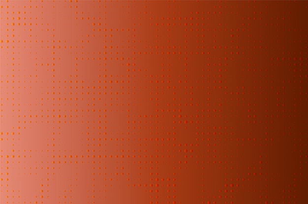 una pared con un patrón de puntos blancos en él un color café y fondo naranja con puntos