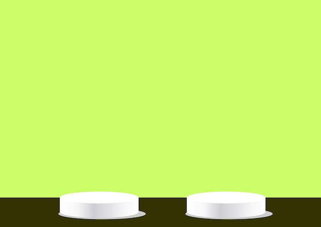 una pared verde con pedazos blancos de papel en ella