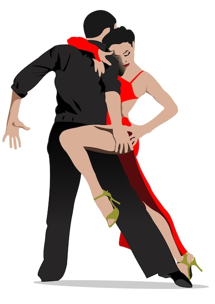 pareja bailando un tango