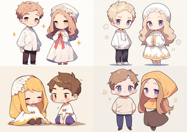 La pareja Chibi visita los Países Bajos