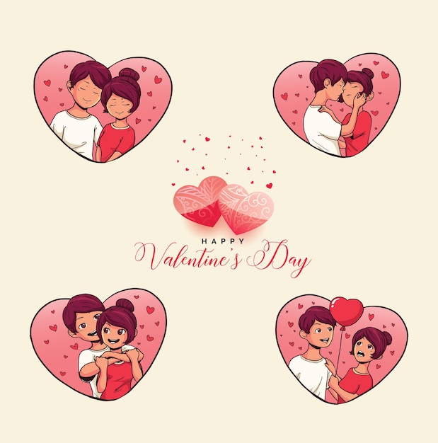 Una pareja de diseñadores disfrutando del día de San Valentín
