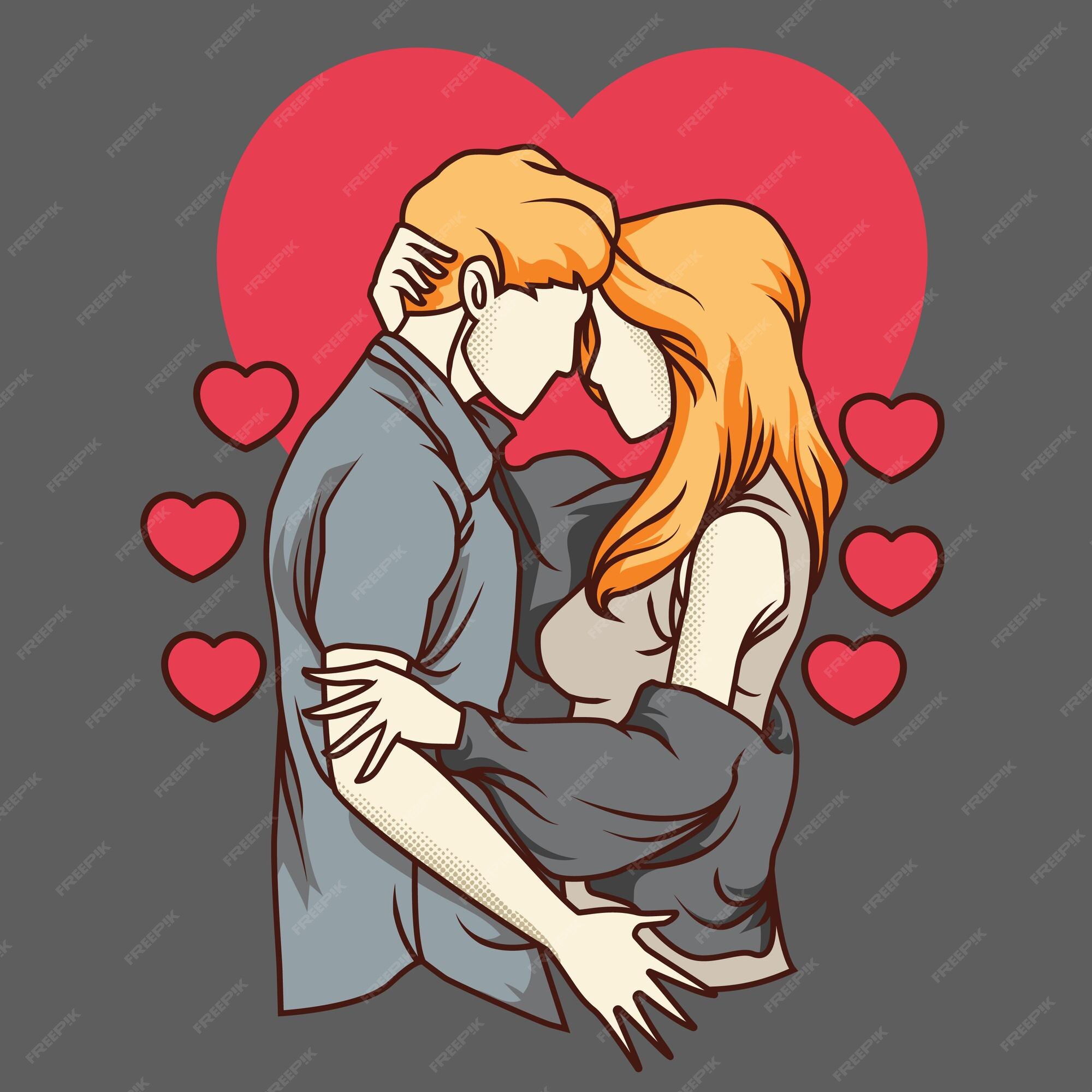 Página 54 | Vectores e ilustraciones de Beso amantes para descargar gratis  | Freepik