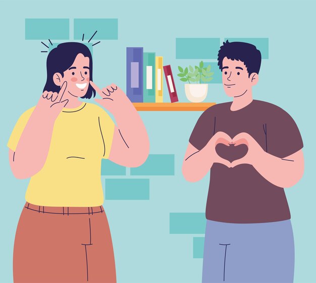 pareja de enamorados con alta autoestima