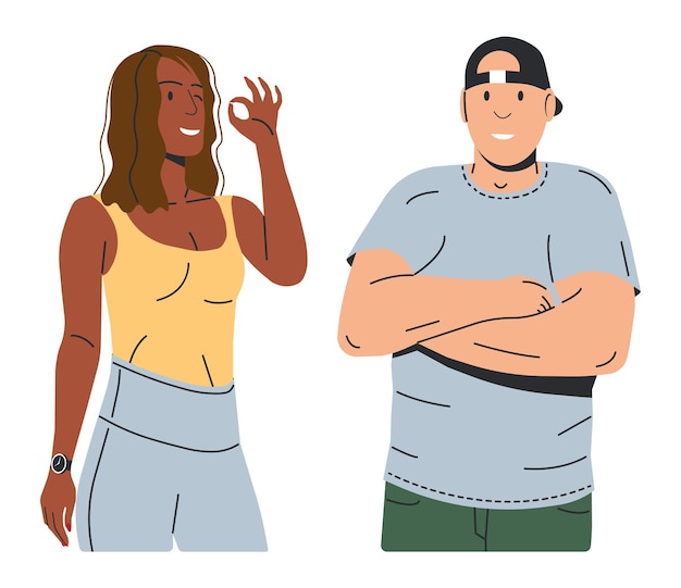 La pareja de fitness aislada en blanco
