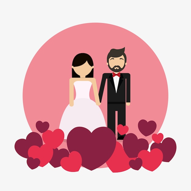 pareja de novios avatar