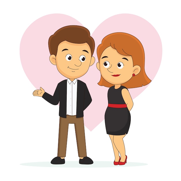 Pareja de San Valentín pasar tiempo juntos