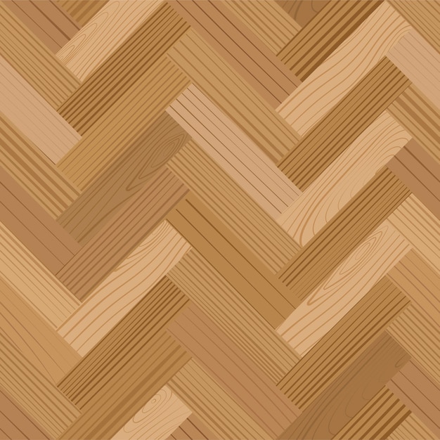 Vector parquet de madera patrón de espiga sin costura interior de madera vector de textura de grano de madera