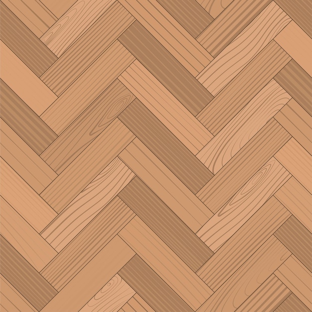 Vector parquet de madera patrón de espiga sin costura interior de madera vector de textura de grano de madera