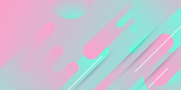 Parte de la pantalla del sitio web horizontal creativa para el desarrollo de proyectos de diseño web receptivo. Maqueta de diseño de banner de patrón geométrico abstracto. Plantilla de ilustración de vector de bloque de página de destino corporativa