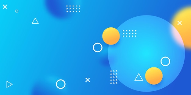 Parte de la pantalla del sitio web horizontal creativa para el desarrollo de proyectos de diseño web receptivo. Maqueta de diseño de banner de patrón geométrico abstracto. Plantilla de ilustración de vector de bloque de página de destino corporativa