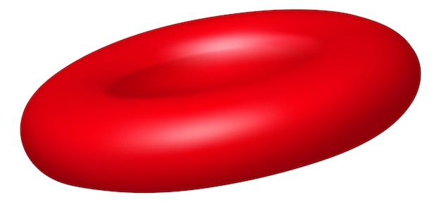 Vector partícula de hemoglobina célula de los eritrocitos elemento rojo de la sangre