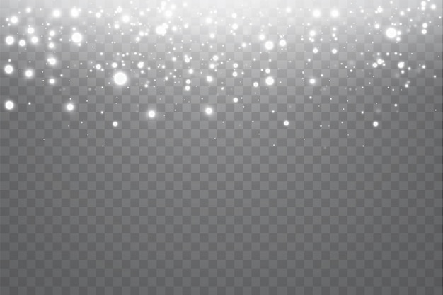 partículas de brillo de neón, efecto de luz de polvo de estrellas