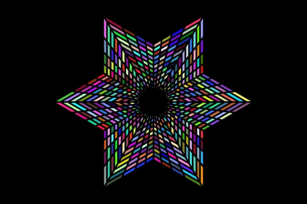 Las partículas de estrellas coloridas fondo de papel tapiz abstracto