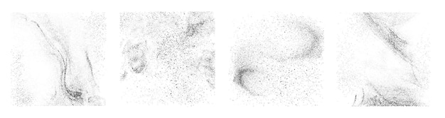 Partículas y polvo de estrellas sucio salpicaduras de polvo
