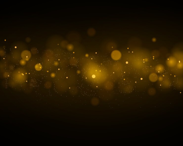 Partículas de polvo mágico espumoso. Fondo abstracto con efecto bokeh.
