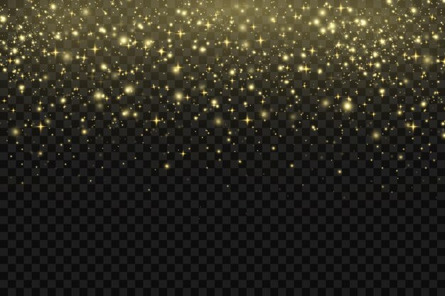 Partículas de polvo, rayos de luz. Rayas de polvo brillantes
