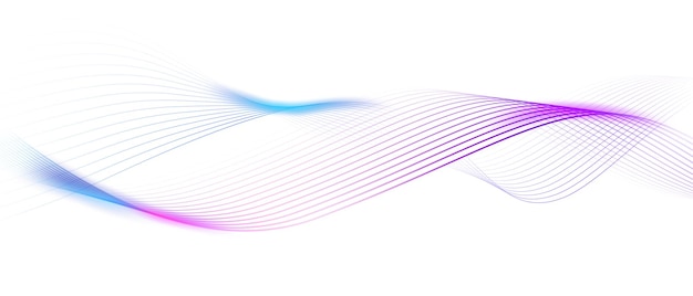 Las partículas que fluyen forman ondas un patrón de luz gradiente fondo de tecnología moderna vector