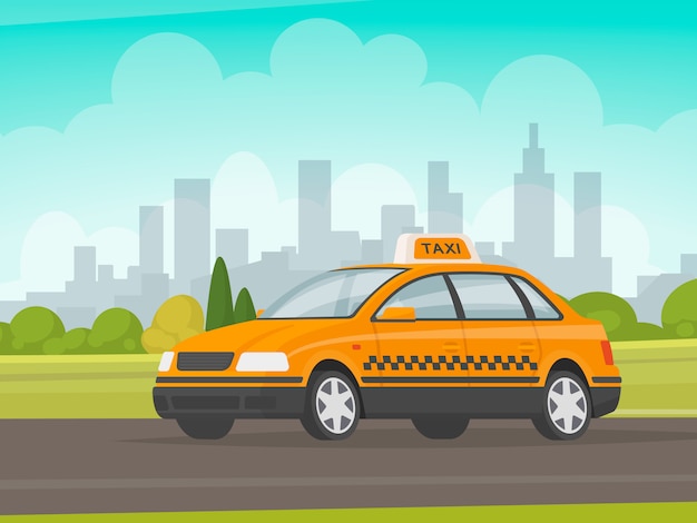 Paseos en taxi en la ciudad