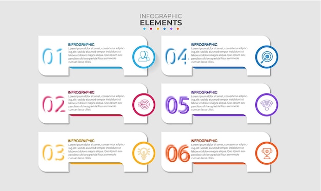 Pasos infográficos para emprendedores del futuro