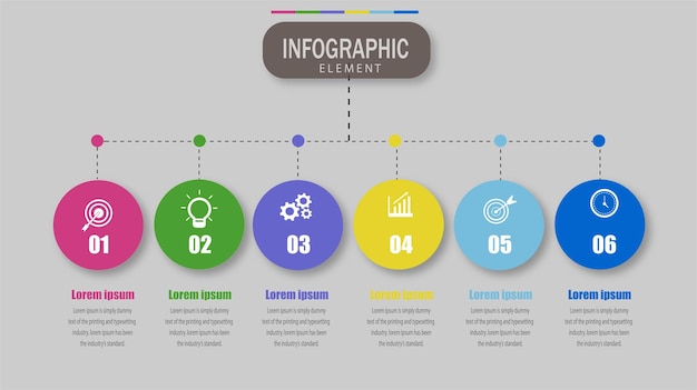 Pasos infográficos para emprendedores del futuro
