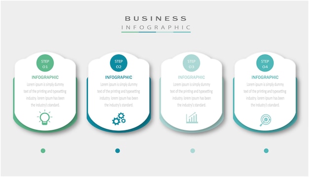 Pasos infográficos para emprendedores del futuro