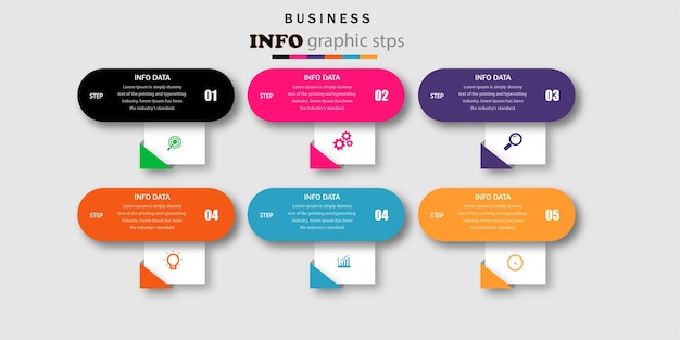 Pasos infográficos para emprendedores del futuro