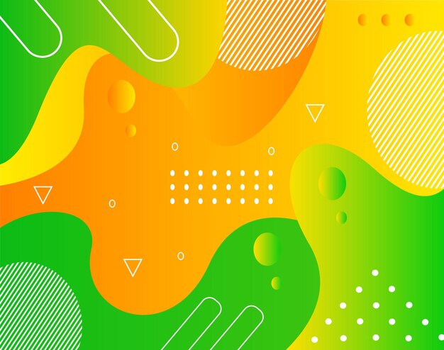 Pastas coloridas modernas degradado forma geométrica abstracta estilo mamphis