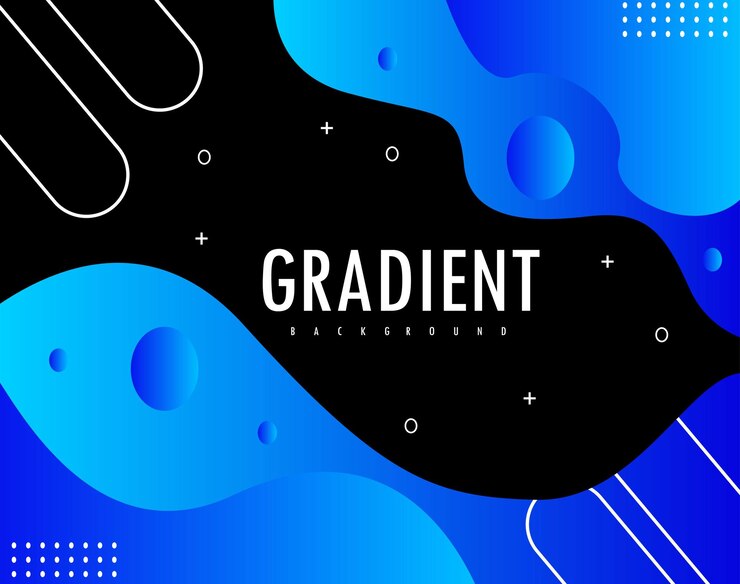 Vector pastas coloridas modernas degradado forma geométrica abstracta estilo mamphis
