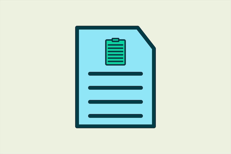 Vector paste document icon icon related to ui elements suitable for web site app user interfaceselement printable etc flat line icon style simple vector design editable