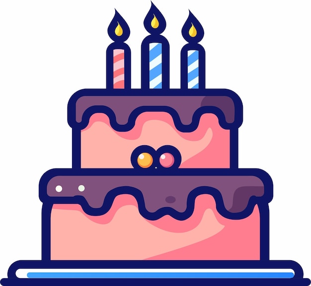 Pastel de cumpleaños único Una imagen de un pastel que tiene una característica sorprendente o inusual