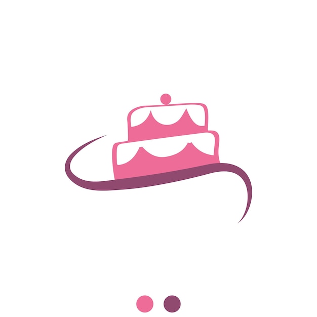 Pastel de cumpleaños de vector