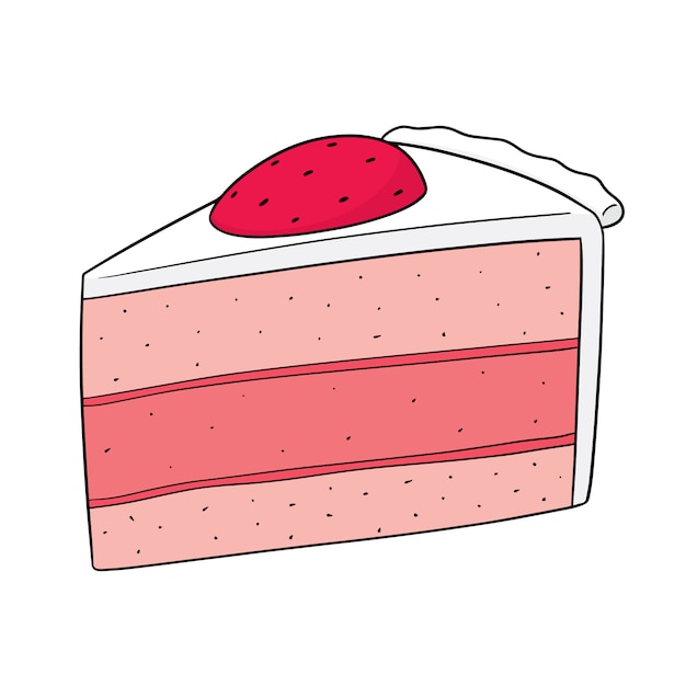 pastel de dibujos animados