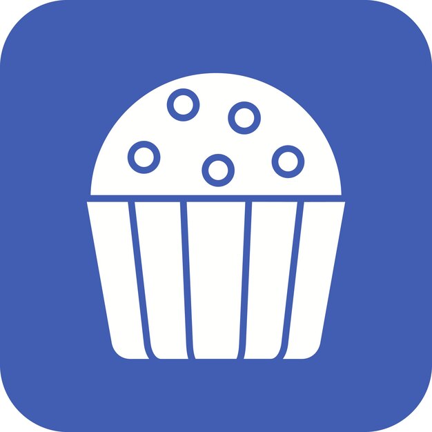 un pastel con fondo azul y un fondo azul con un fondo azul