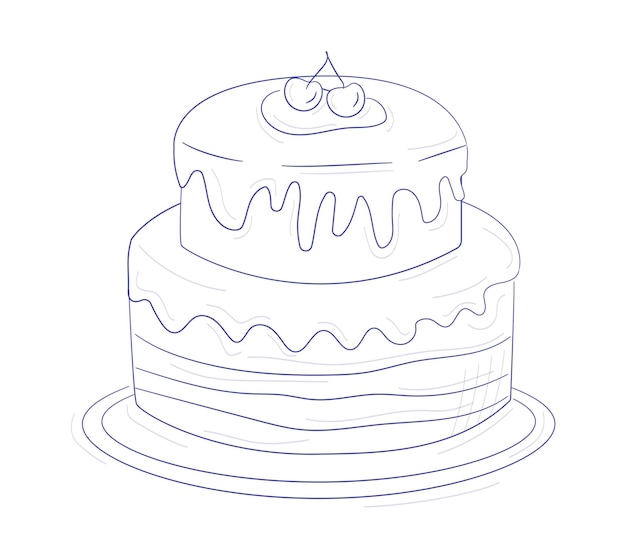 Pastel minimalista de panadería