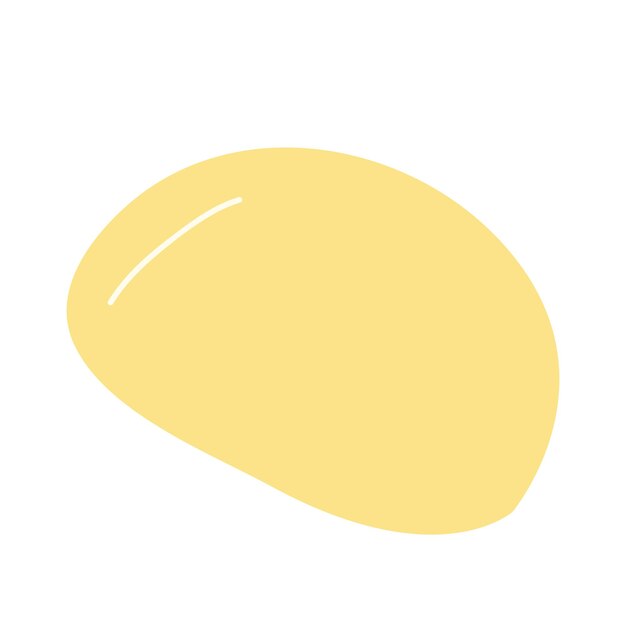 Pastel de mochi amarillo aislado Vector postre tradicional japonés de mochi