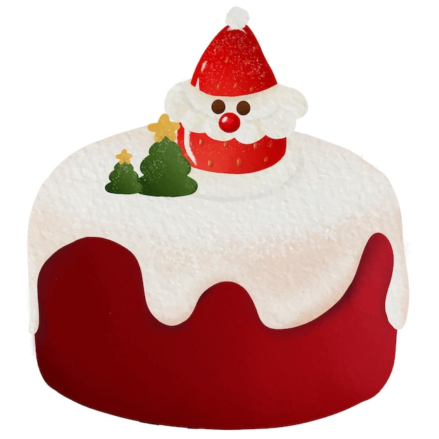 El pastel de Navidad.