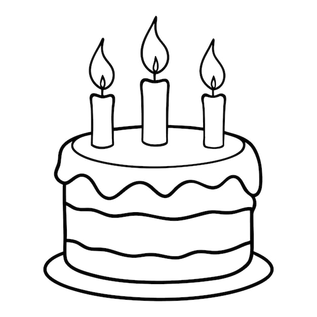 un pastel con velas en él y un fondo blanco