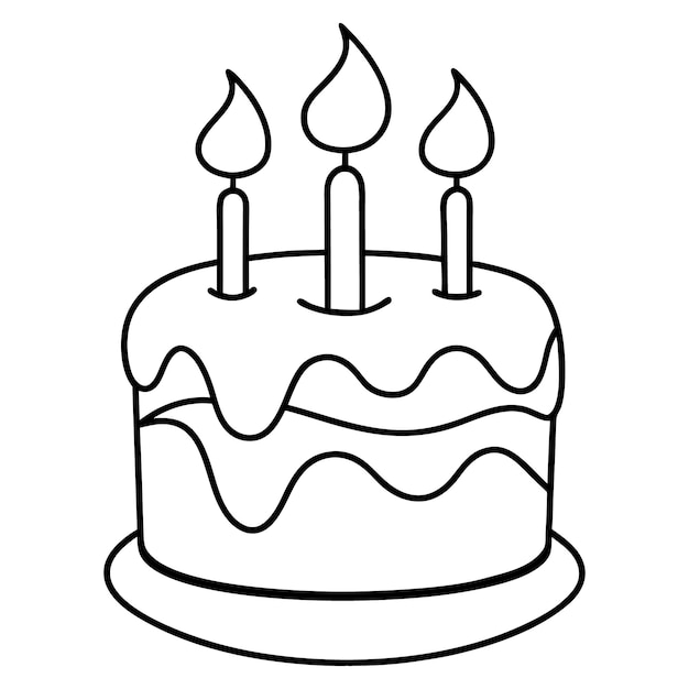 un pastel con velas en él y un fondo blanco