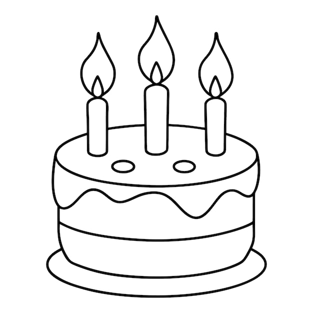 un pastel con velas en él que dice "feliz cumpleaños"
