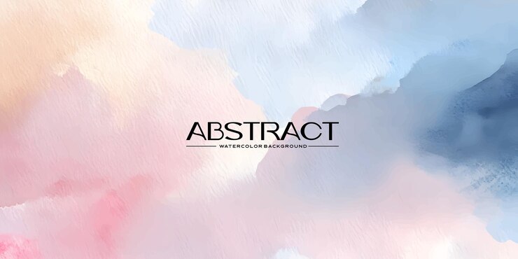 Pastel watercolor abstract background design