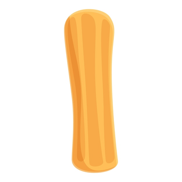 Pastelería churro icono dibujos animados vector comida española España postre