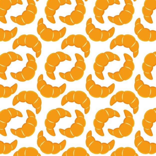 pastelería croissant dulzura Francia París Juegos Olímpicos patrón de colores fondo textil repetición de la ilustración vectorial