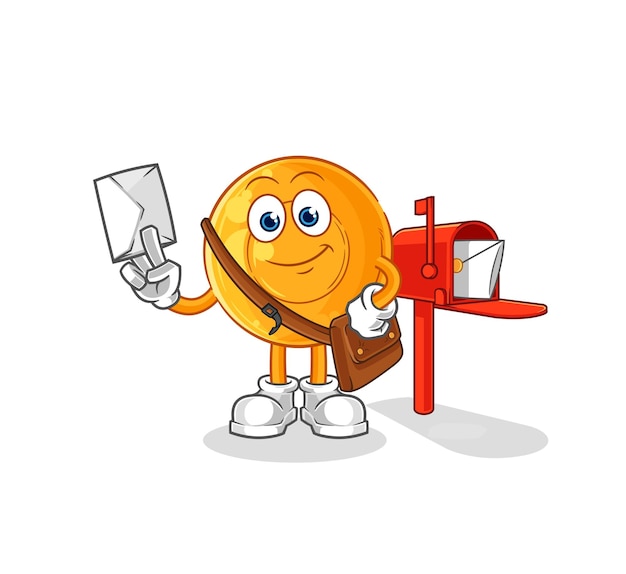 Pastillas para la garganta cartero vector personaje de dibujos animados