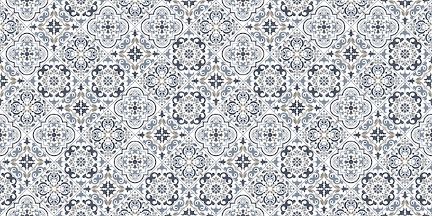 Patchwork de colores sin costuras patrón de mosaico