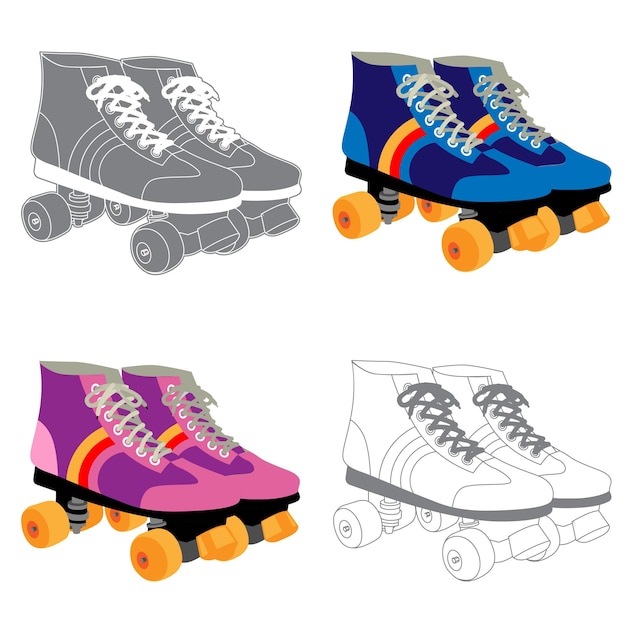 Vector patines