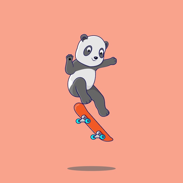 Patineta panda